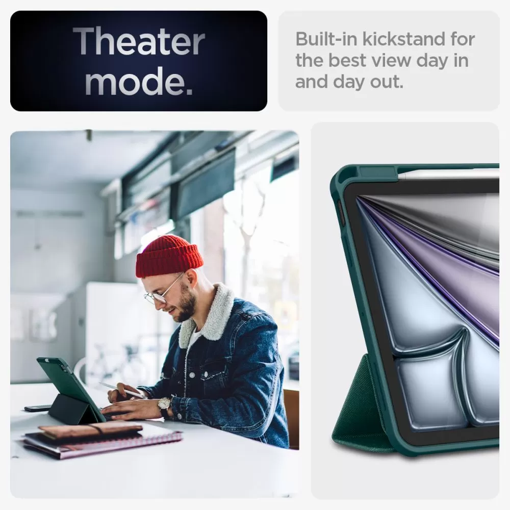 Apple iPad Air 11 7th Gen (2025) чехол для планшетa зеленый SPIGEN URBAN FIT