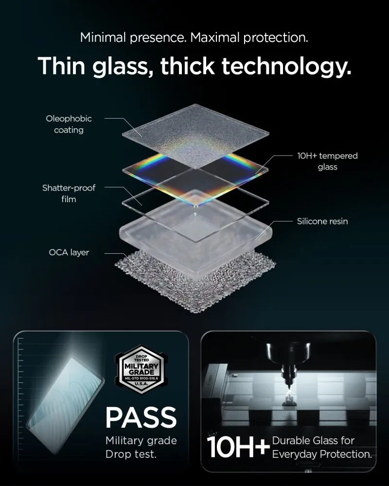 Apple iPad Air 11 7th Gen (2025) Planšetes aizsargstikls  SPIGEN ALM GLAS.TR T