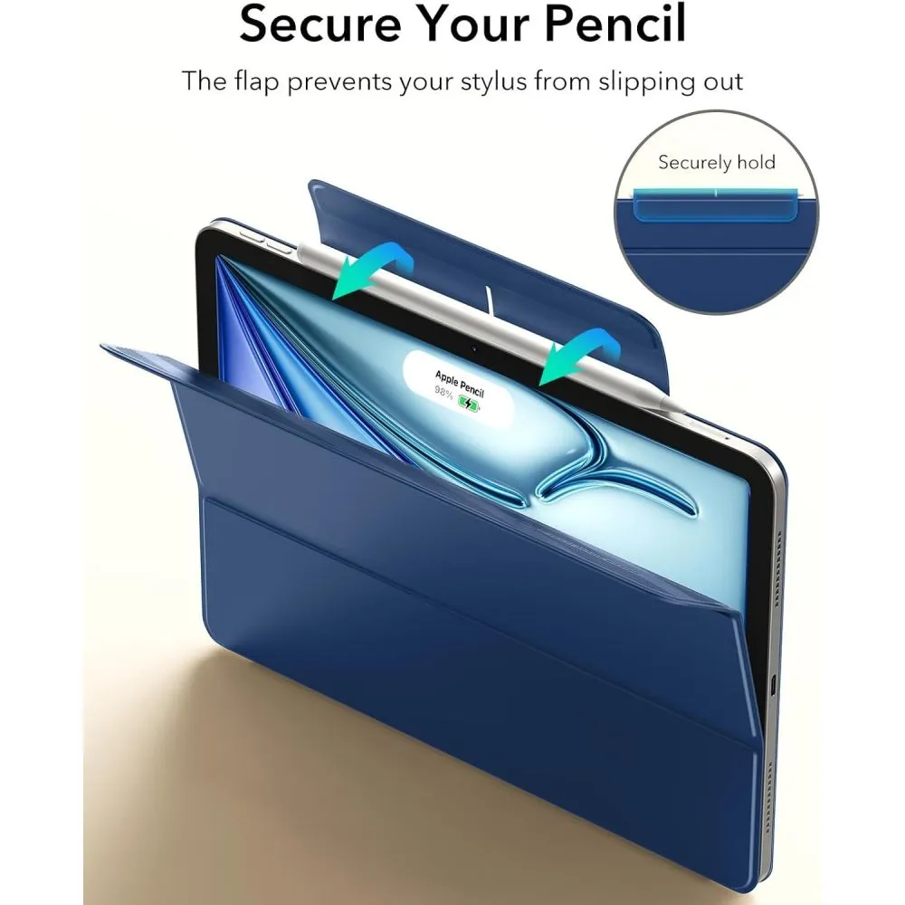 Apple iPad Air 11 7th Gen (2025) Planšetes maciņš zils ESR REBOUND MAGNETIC