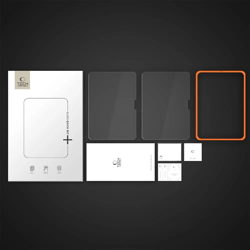Apple iPad Air 11 7th Gen (2025) aizsargstikls  TECH-PROTECT EASY SET+ 2-PACK