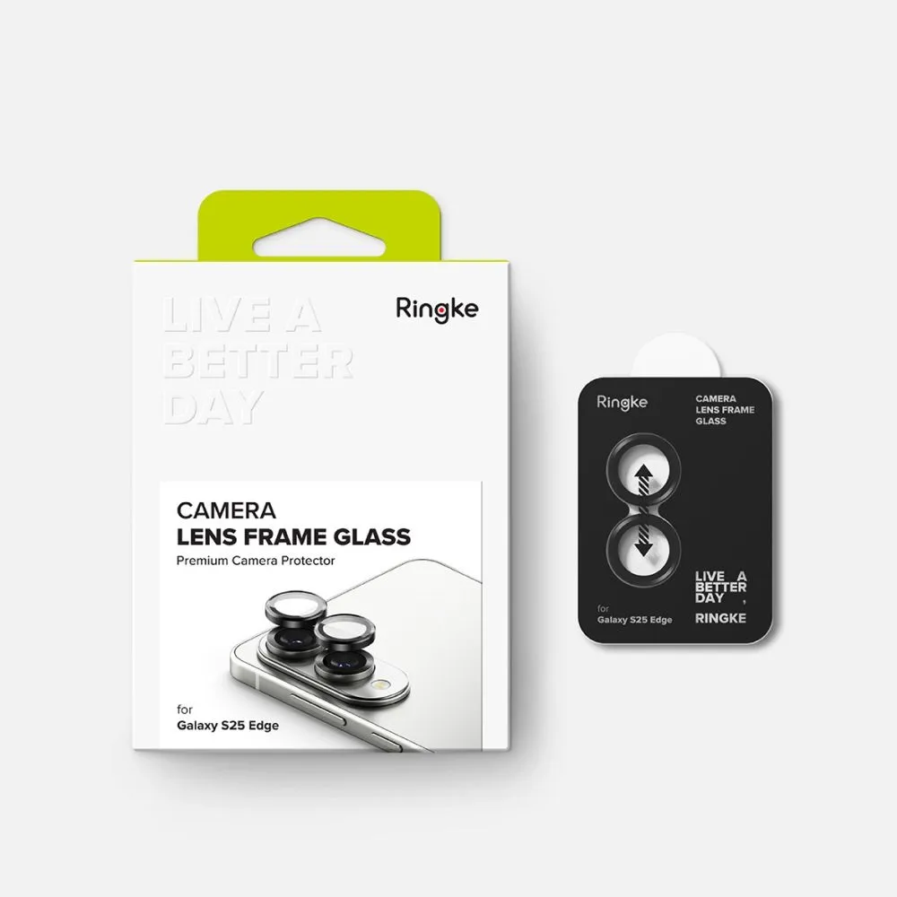 Samsung Galaxy S25 Edge panssarilasi  RINGKE CAMERA FRAME PROTECTOR