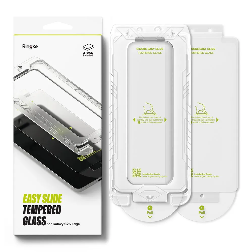 Samsung Galaxy S25 Edge panssarilasi  RINGKE EASY SLIDE 2-PACK