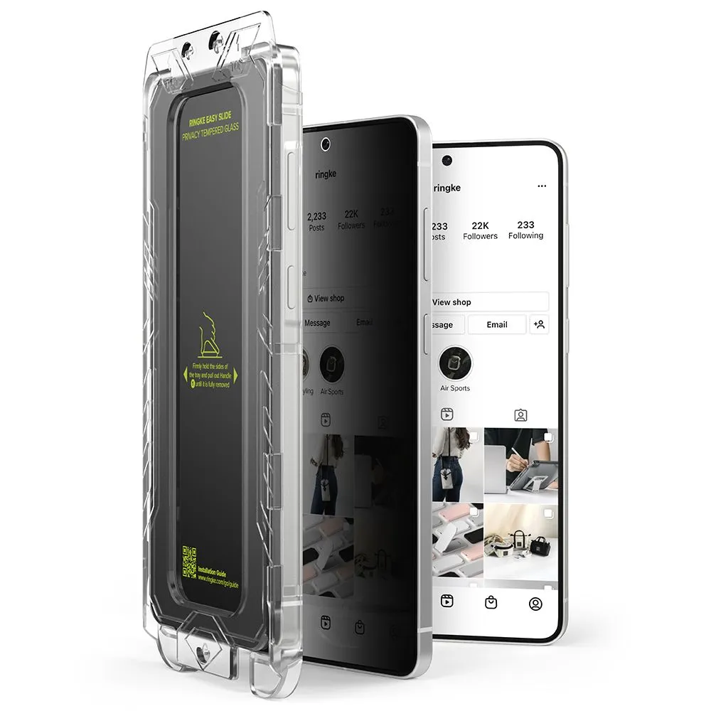 Samsung Galaxy S25 Edge panssarilasi  RINGKE EASY SLIDE 2-PACK PRIVACY