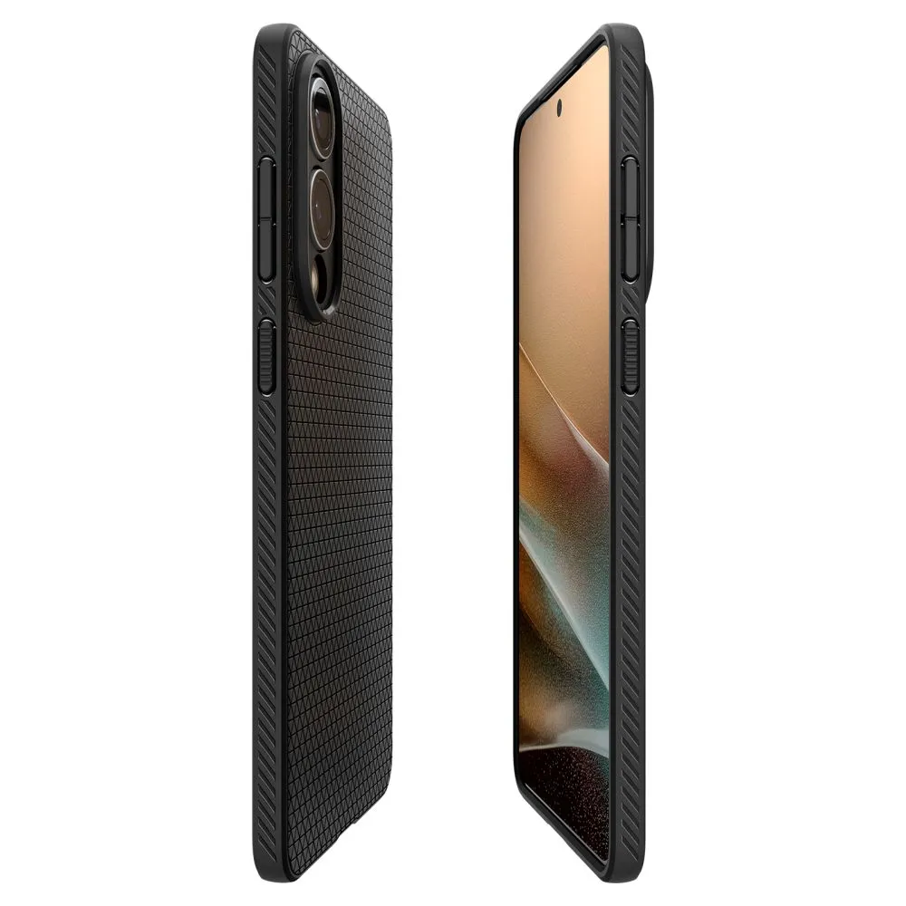 Samsung Galaxy S25 Edge vāciņš melns SPIGEN LIQUID AIR