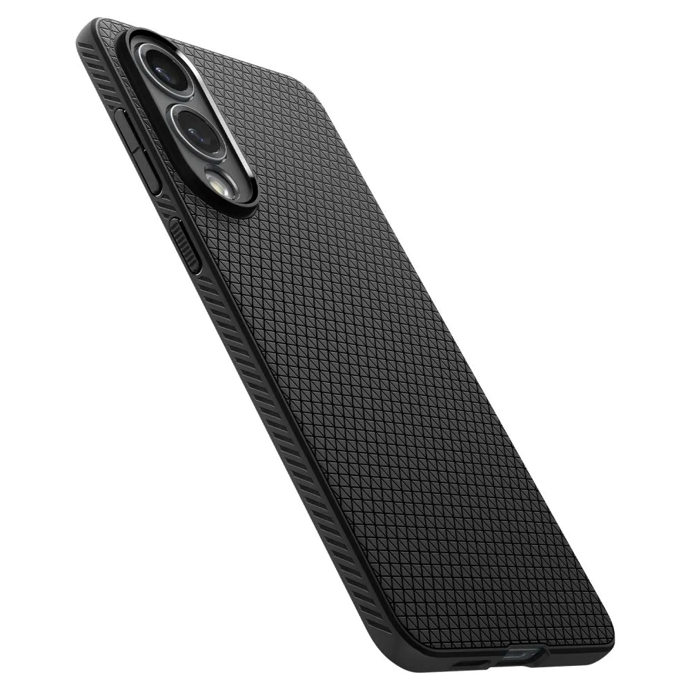 Samsung Galaxy S25 Edge vāciņš melns SPIGEN LIQUID AIR