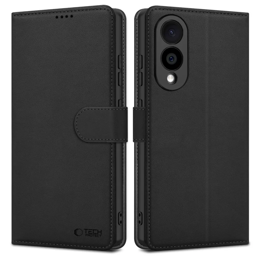 Samsung Galaxy S25 Edge maciņš melns TECH-PROTECT WALLET