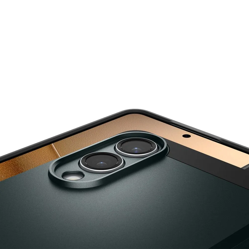 Samsung Galaxy S25 Edge vāciņš zaļš SPIGEN TOUGH ARMOR MAGSAFE