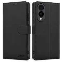 Samsung Galaxy S25 Edge maciņš melns TECH-PROTECT WALLET