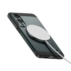Samsung Galaxy S25 Edge vāciņš zaļš SPIGEN TOUGH ARMOR MAGSAFE