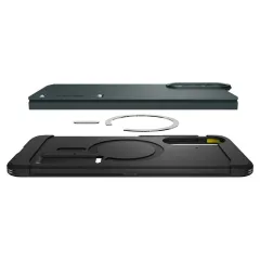 Samsung Galaxy S25 Edge vāciņš zaļš SPIGEN TOUGH ARMOR MAGSAFE