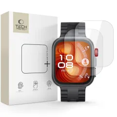 Watch Watch Fit 4 Pro aizsargstikls TECH-PROTECT GLASS FIT+ 2-PACK Huawei Watch Fit 4 Pro