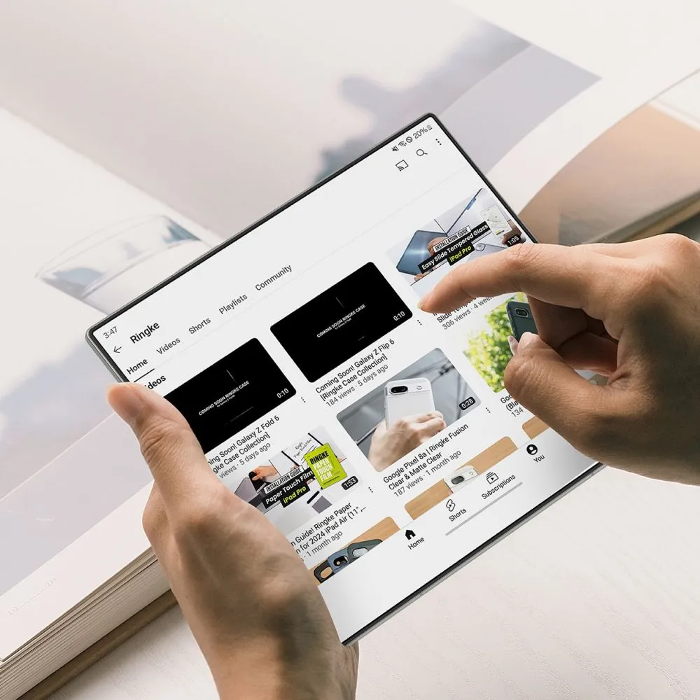 Samsung Galaxy Z Fold 7 aizsargstikls  RINGKE DUAL EASY PRO 2-PACK
