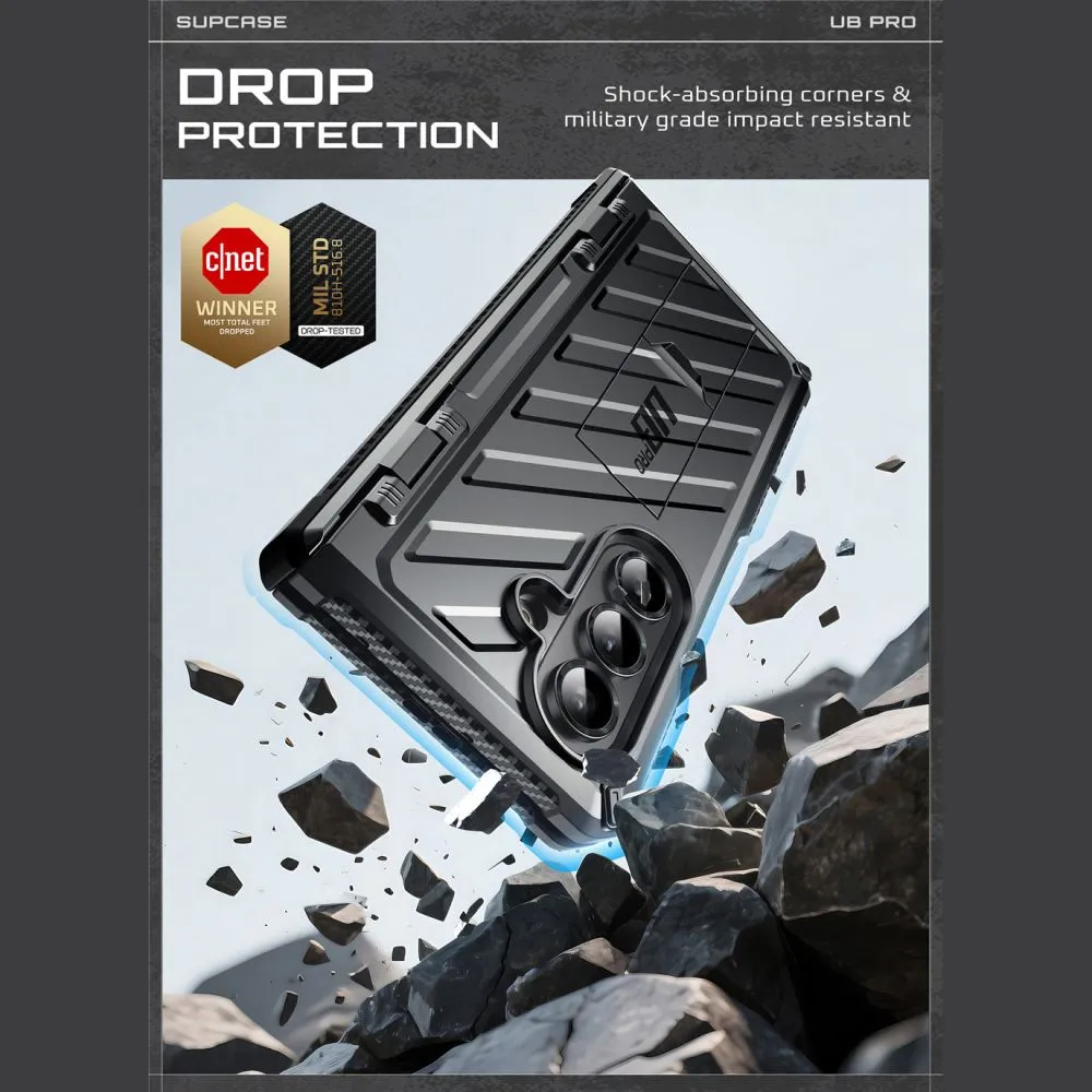 Samsung Galaxy Z Fold 7 ümbris must SUPCASE UNICORN BEETLE PRO