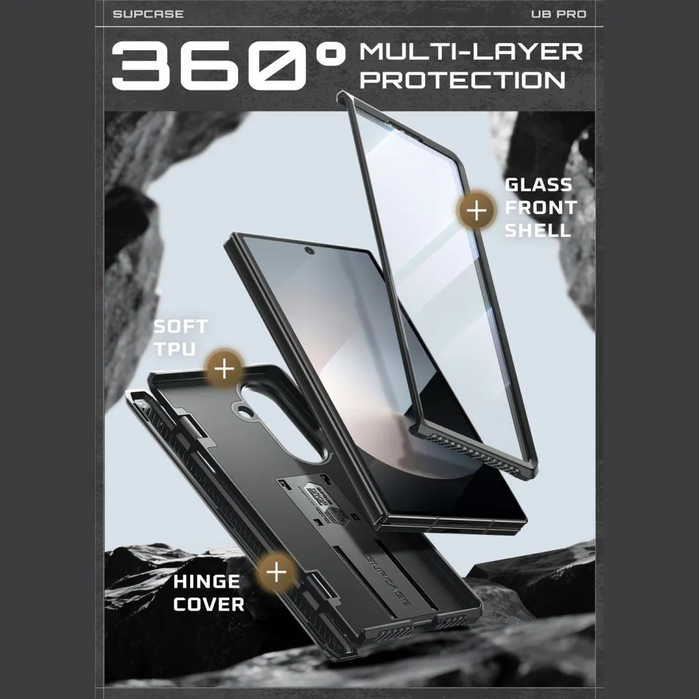 Samsung Galaxy Z Fold 7 ümbris must SUPCASE UNICORN BEETLE PRO