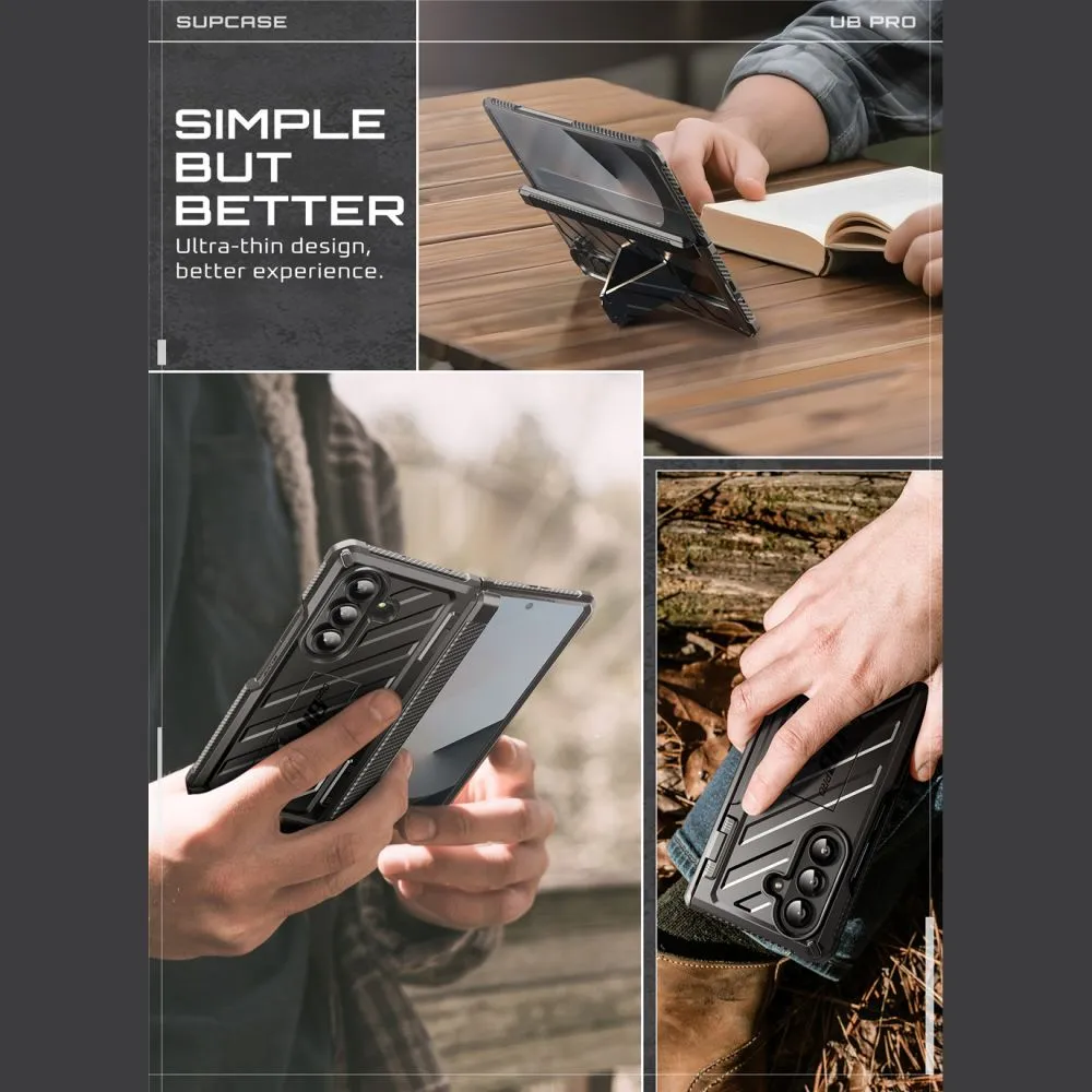 Samsung Galaxy Z Fold 7 ümbris must SUPCASE UNICORN BEETLE PRO