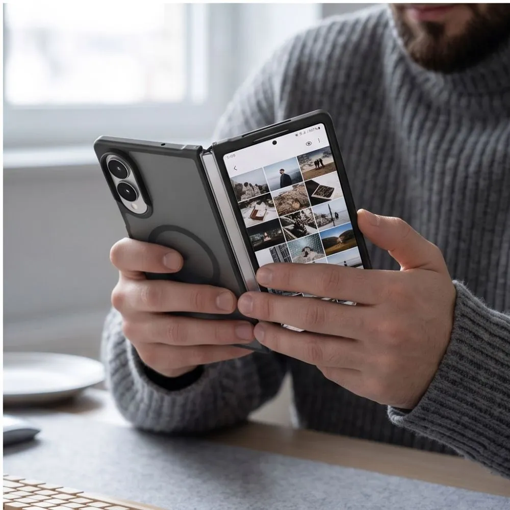 Samsung Galaxy Z Fold 7 Telefona vāciņš  TECH-PROTECT MAGMAT MAGSAFE