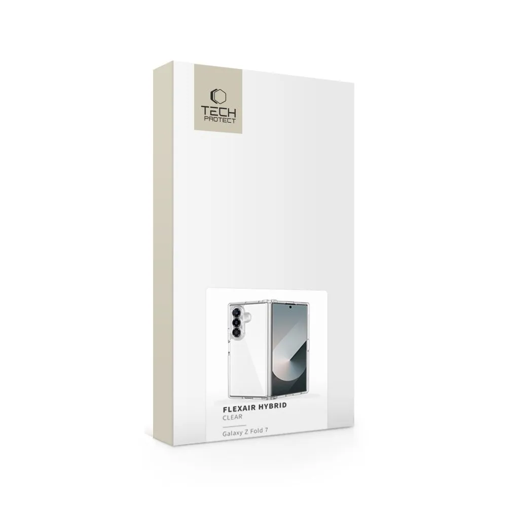 Samsung Galaxy Z Fold 7 ümbris läbipaistev TECH-PROTECT FLEXAIR HYBRID