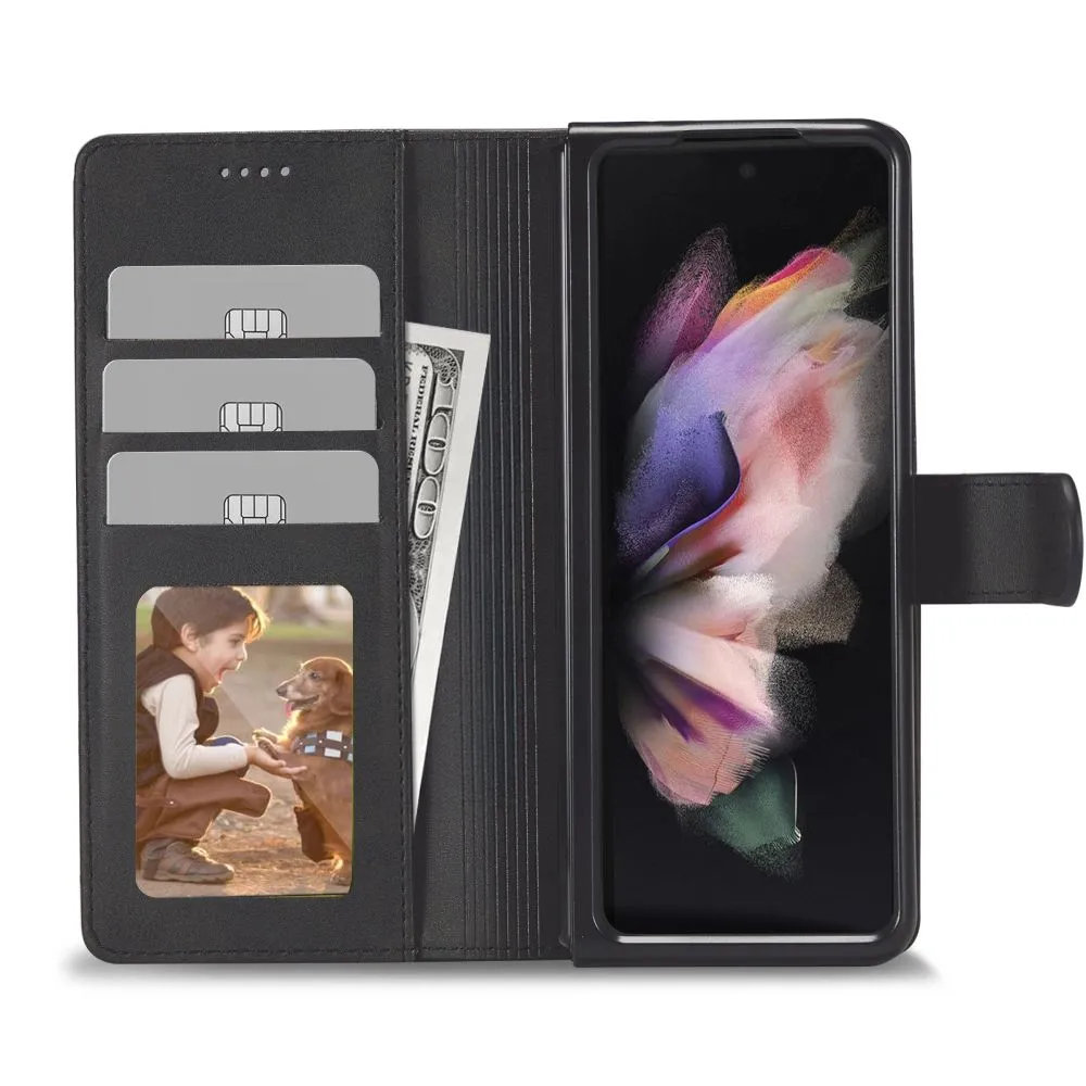 Samsung Galaxy Z Fold 7 kaaned must TECH-PROTECT WALLET