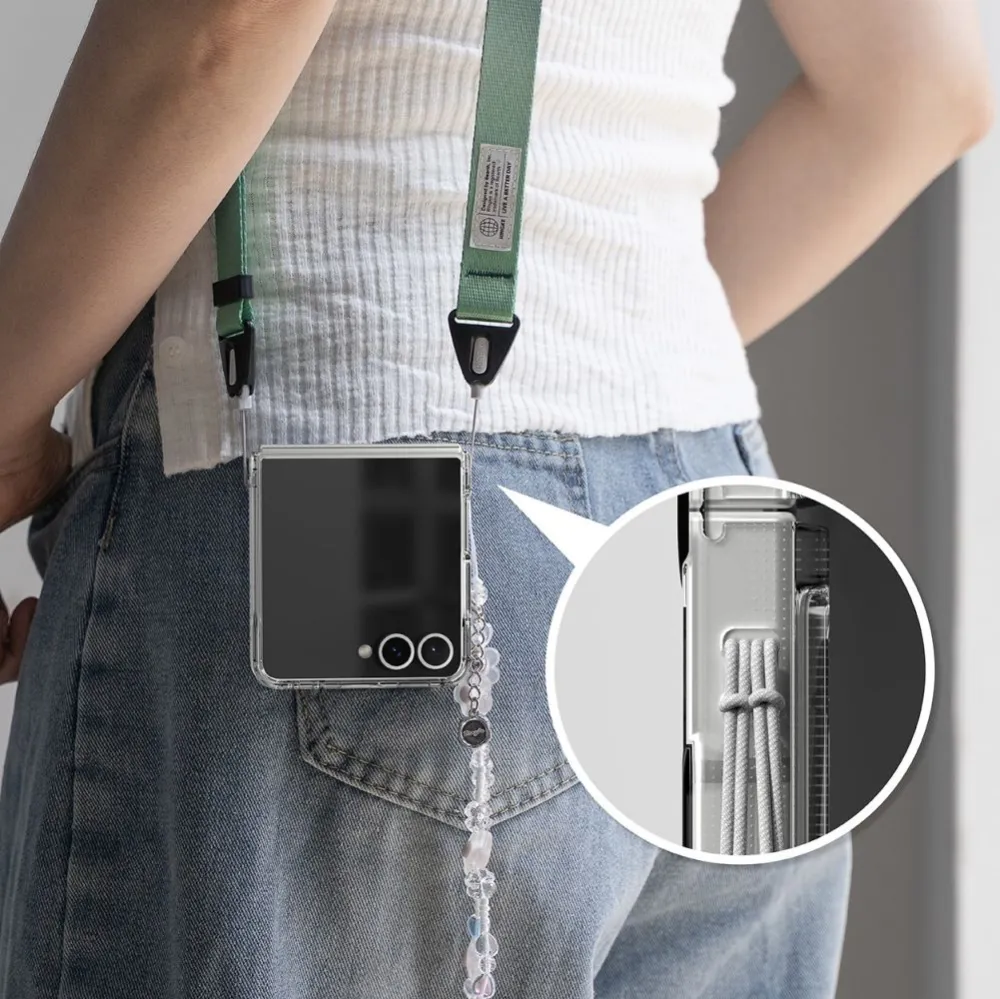 Samsung Galaxy Z Flip 7 case transparent RINGKE FUSION