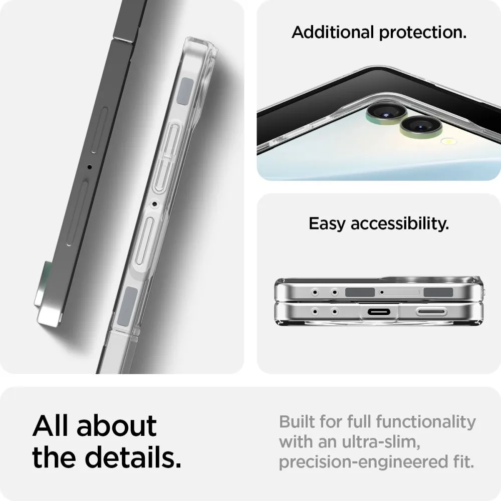 Samsung Galaxy Z Flip 7 suojakuori läpinäkyvä SPIGEN AIRSKIN MAG MAGSAFE