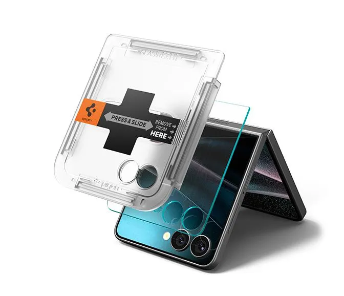 Samsung Galaxy Z Flip 7 Tempered glass  SPIGEN GLAS.TR ”EZ FIT PRO” HD