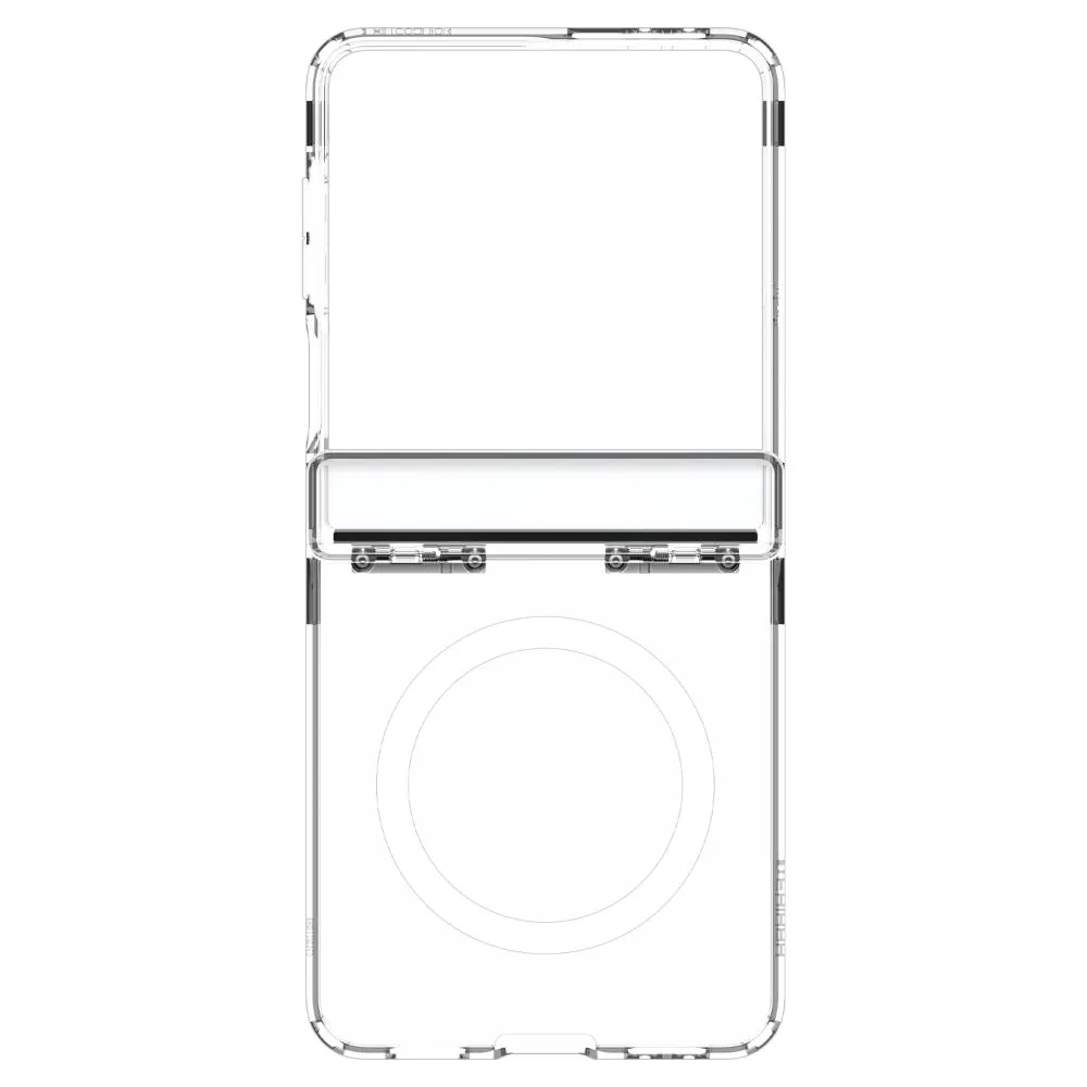 Samsung Galaxy Z Flip 7 suojakuori läpinäkyvä SPIGEN ULTRA HYBRID PRO MAG MAGSAFE