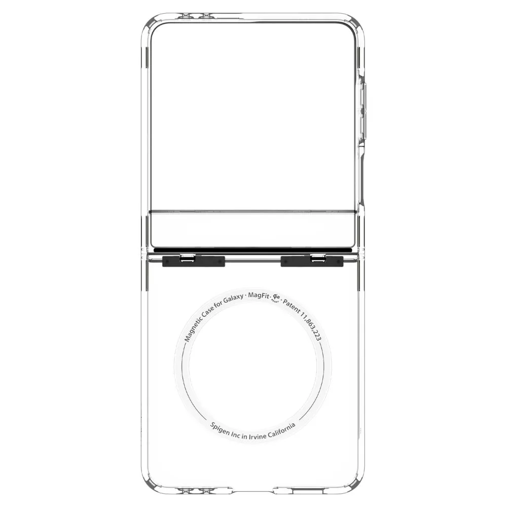 Samsung Galaxy Z Flip 7 suojakuori läpinäkyvä SPIGEN ULTRA HYBRID PRO MAG MAGSAFE