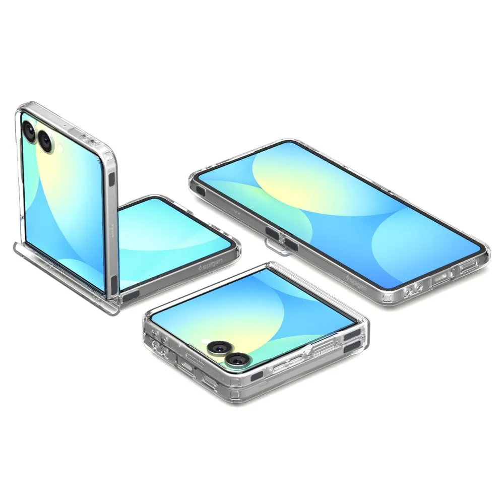 Samsung Galaxy Z Flip 7 suojakuori läpinäkyvä SPIGEN ULTRA HYBRID PRO MAG MAGSAFE