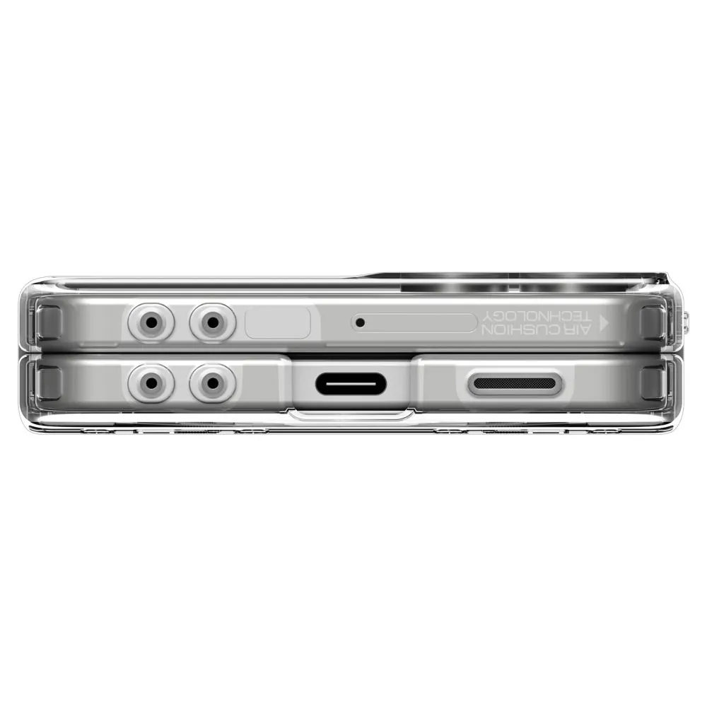 Samsung Galaxy Z Flip 7 suojakuori läpinäkyvä SPIGEN ULTRA HYBRID PRO MAG MAGSAFE