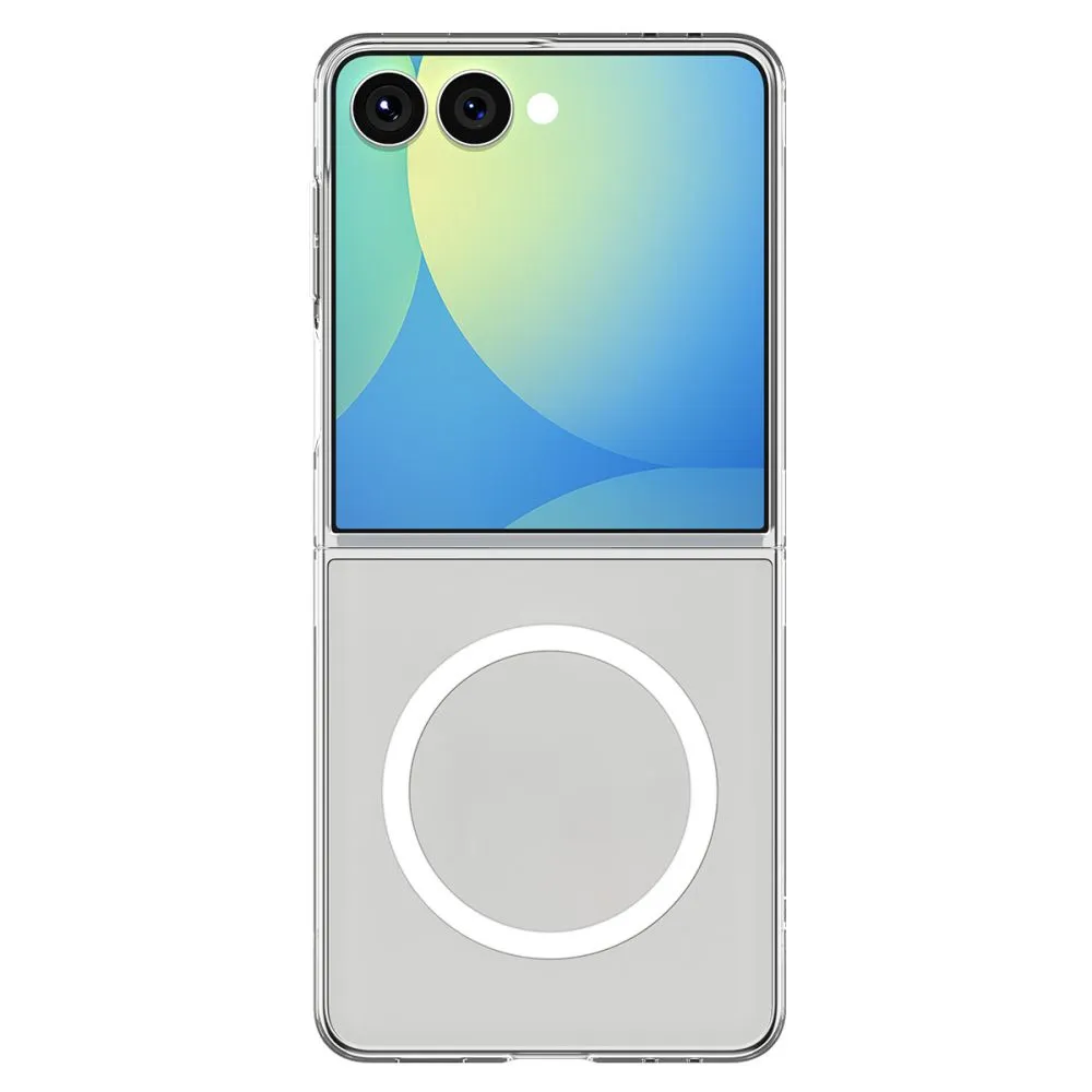 Samsung Galaxy Z Flip 7 suojakuori läpinäkyvä SPIGEN AIRSKIN MAG MAGSAFE