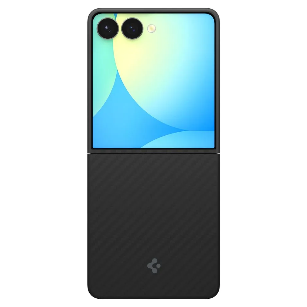 Samsung Galaxy Z Flip 7 suojakuori musta SPIGEN AIRSKIN ARAMID