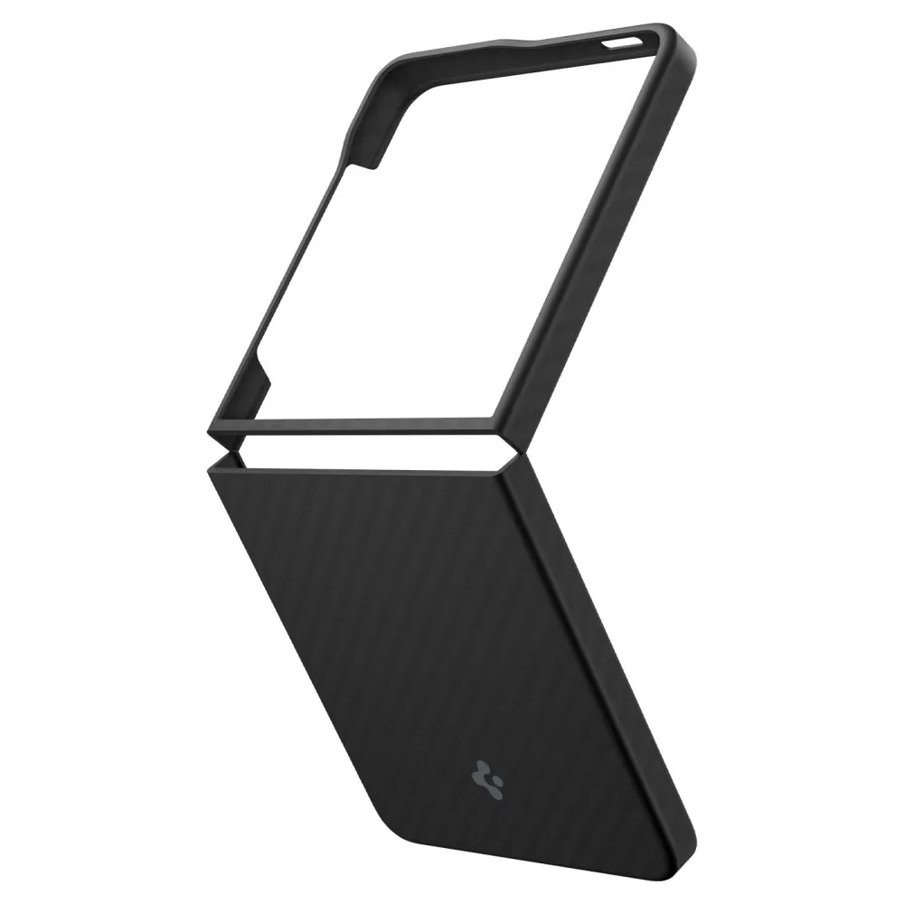 Samsung Galaxy Z Flip 7 suojakuori musta SPIGEN AIRSKIN ARAMID