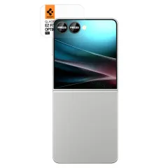 Samsung Galaxy Z Flip 7 skärmskydd  SPIGEN OPTIK PRO HD GLAS.TR ”EZ FIT” CAMERA PROTECTOR 2-PACK