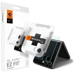 Galaxy Z Galaxy Z Flip 7 aizsargstikls SPIGEN GLAS.TR ”EZ FIT PRO” HD 2-PACK Samsung Galaxy Z Flip 7