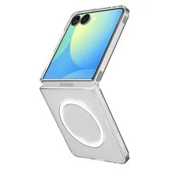 Samsung Galaxy Z Flip 7 suojakuori läpinäkyvä SPIGEN AIRSKIN MAG MAGSAFE