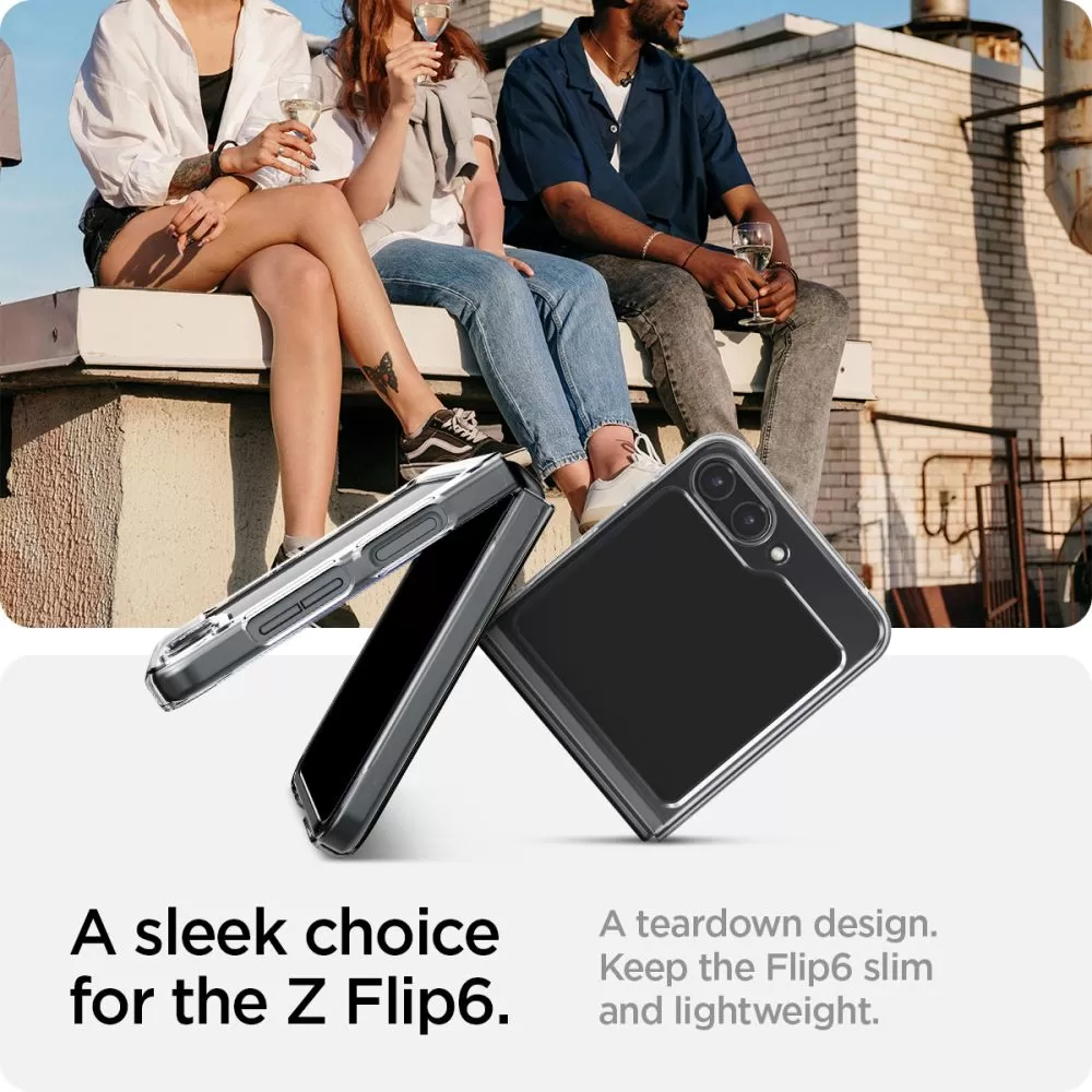 Samsung Galaxy Z Flip 7 FE skal transparent SPIGEN AIRSKIN