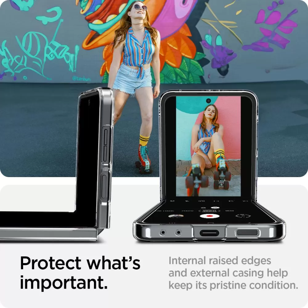 Samsung Galaxy Z Flip 7 FE skal transparent SPIGEN AIRSKIN