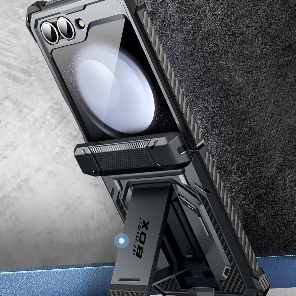 Samsung Galaxy Z Flip 7 FE skal svart SUPCASE IBLSN ARMORBOX