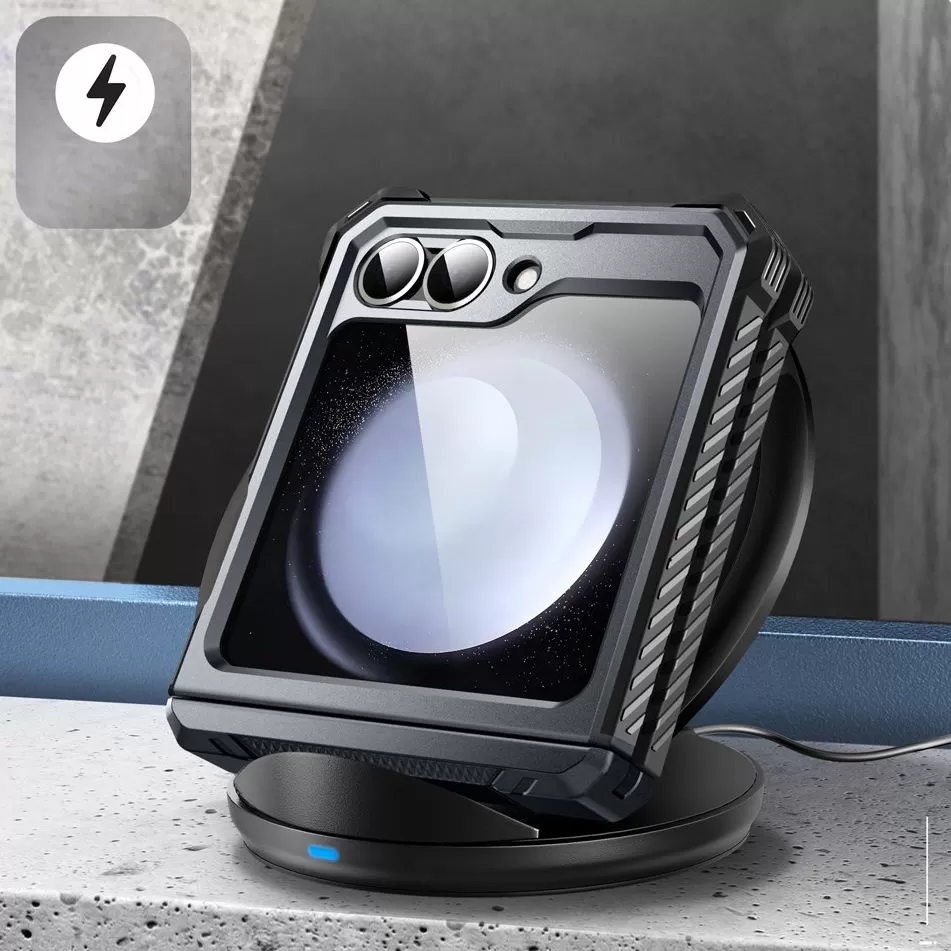 Samsung Galaxy Z Flip 7 FE skal svart SUPCASE IBLSN ARMORBOX