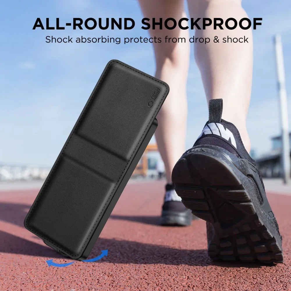 Samsung Galaxy Z Flip 7 FE suojakotelo musta TECH-PROTECT WALLET