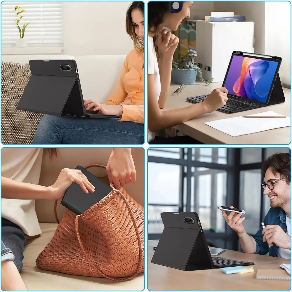 Xiaomi RedMi Pad 2 11.0 чехол для планшетa черный TECH-PROTECT SC PEN + KEYBOARD