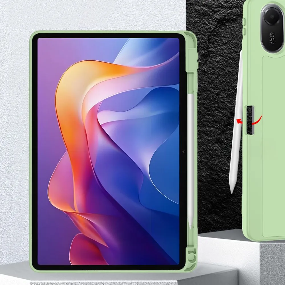 Xiaomi RedMi Pad 2 11.0 tablet skal, fodral grön TECH-PROTECT SC PEN