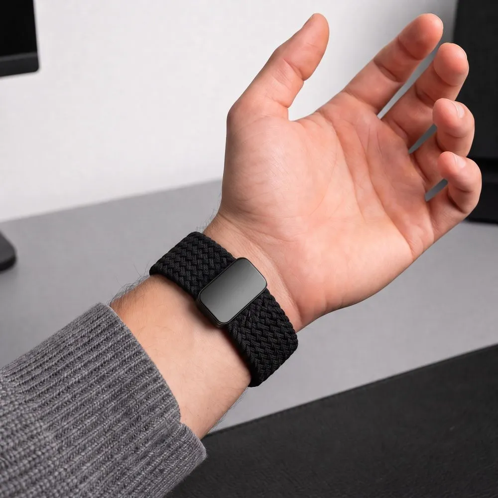 Samsung Galaxy Watch 8 Nutikellade rihmad must TECH-PROTECT NYLONMAG (40/44/46 MM)