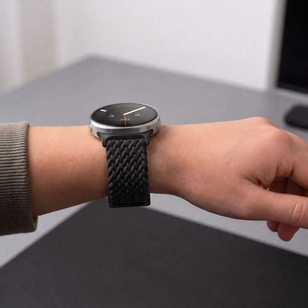 Samsung Galaxy Watch 8 Nutikellade rihmad must TECH-PROTECT NYLONMAG (40/44/46 MM)