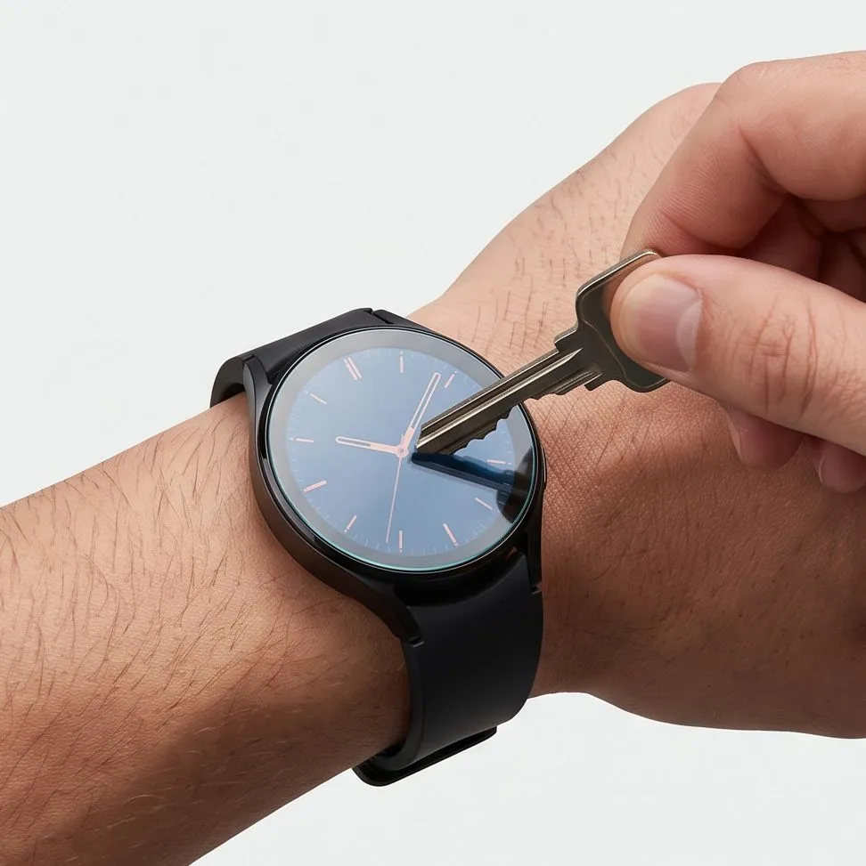 Samsung Galaxy Watch 8 viedpulksteņa aizsargstikls  TECH-PROTECT EASY SET+ 2-PACK (44 MM)
