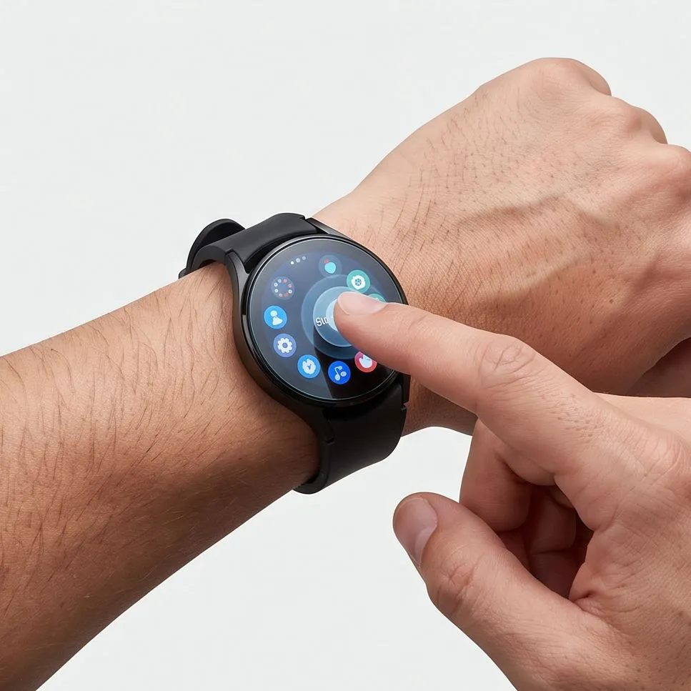 Samsung Galaxy Watch 8 viedpulksteņa aizsargstikls  TECH-PROTECT EASY SET+ 2-PACK (44 MM)