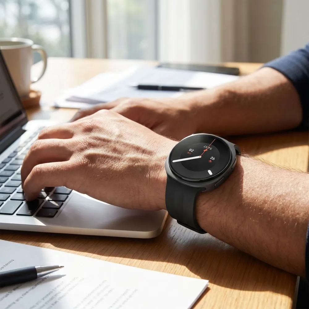 Samsung Galaxy Watch 8 Viedpulksteņu siksniņas melns TECH-PROTECT SILICONE EVO