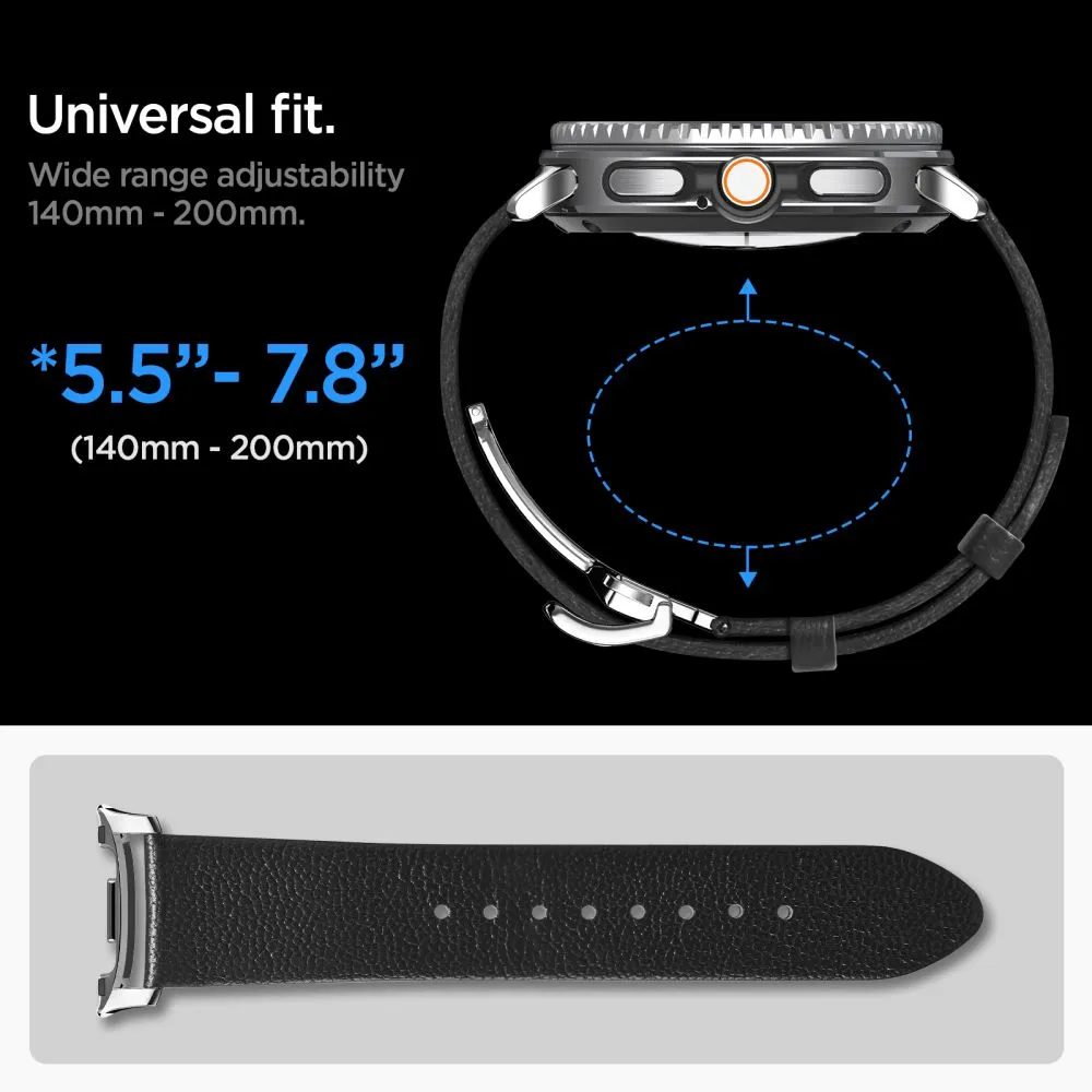 Samsung Galaxy Watch 8 Viedpulksteņu siksniņas melns SPIGEN ENZO (40 / 44 46 MM)