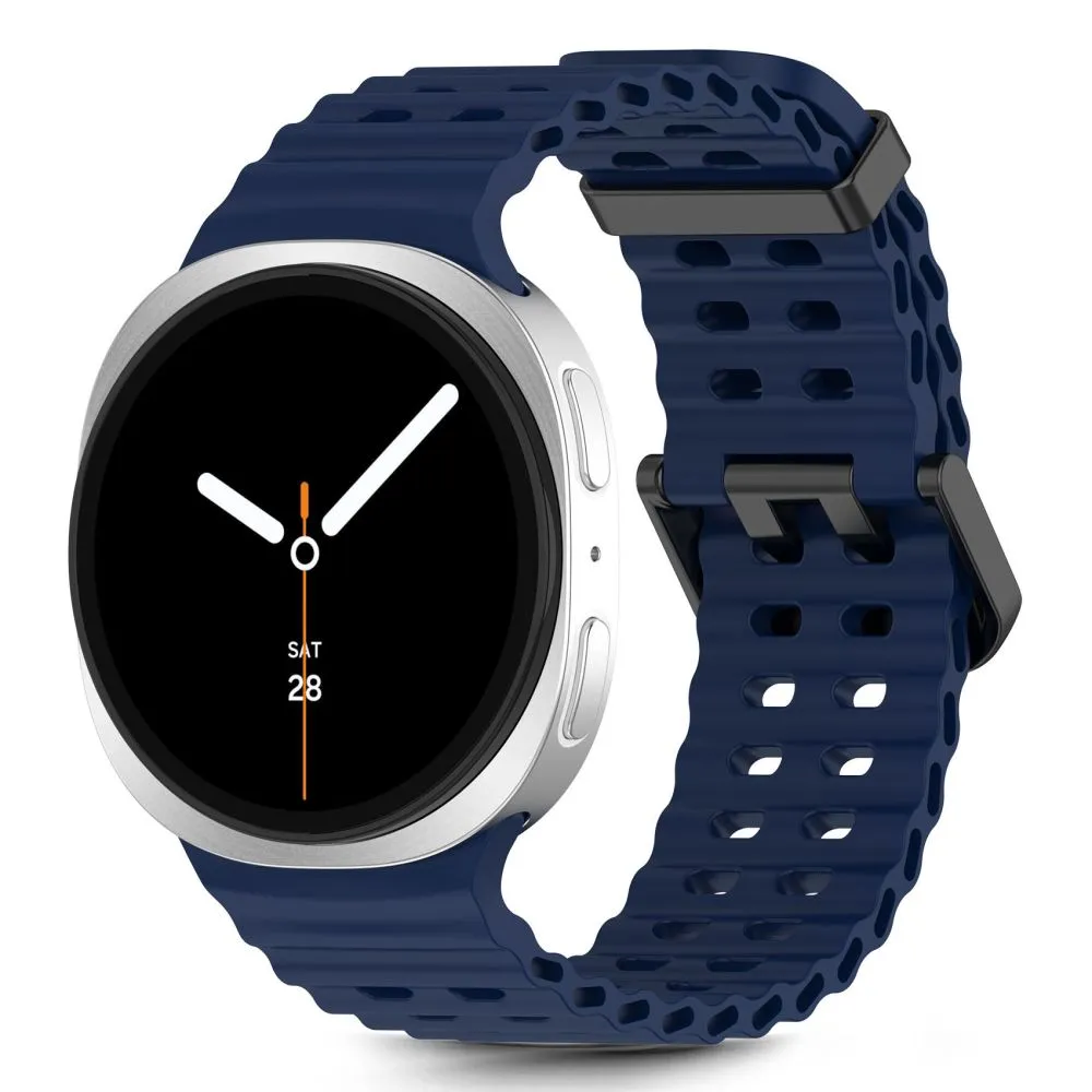 Samsung Galaxy Watch 8 phone case blue TECH-PROTECT ICONBAND PRO (40/44/46 MM)