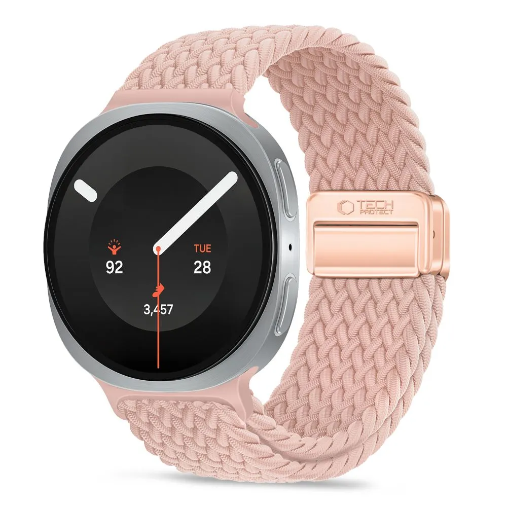 Samsung Galaxy Watch 8 Viedpulksteņu siksniņas  TECH-PROTECT NYLONMAG (40/44/46 MM)
